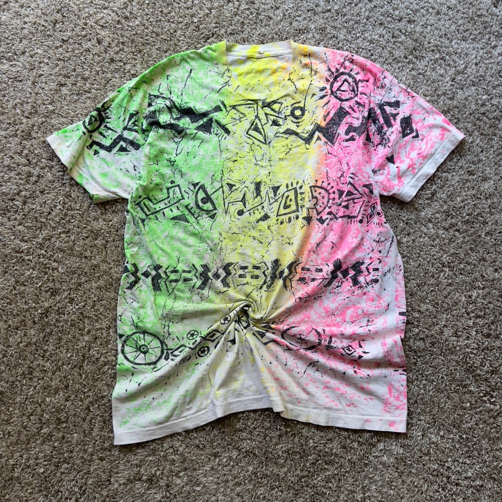 Mens Vintage unique Tie Die t-shirt